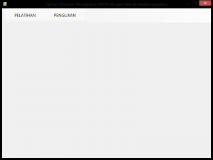 OCR - menu utama